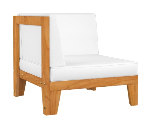 vidaXL 10-daļīgs dārza atpūtas mēbeļu komplekts, akācijas masīvkoks