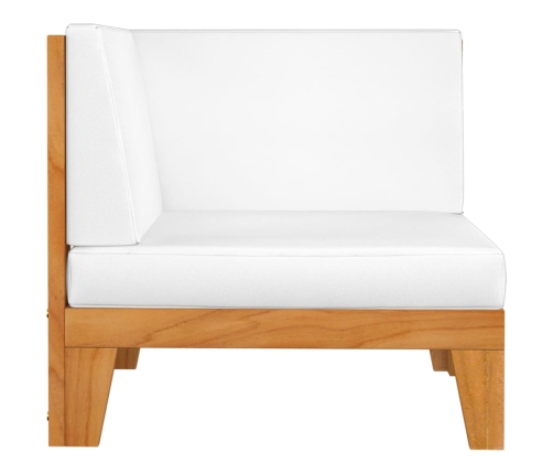 vidaXL 10-daļīgs dārza atpūtas mēbeļu komplekts, akācijas masīvkoks