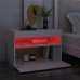 vidaXL TV galdiņi ar LED lampiņām, 2 gab., 60x35x40 cm, balti