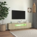 vidaXL TV skapītis ar LED lampiņām, 160x35x40 cm, ozolkoka krāsa