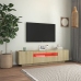 vidaXL TV skapītis ar LED lampiņām, 160x35x40 cm, ozolkoka krāsa