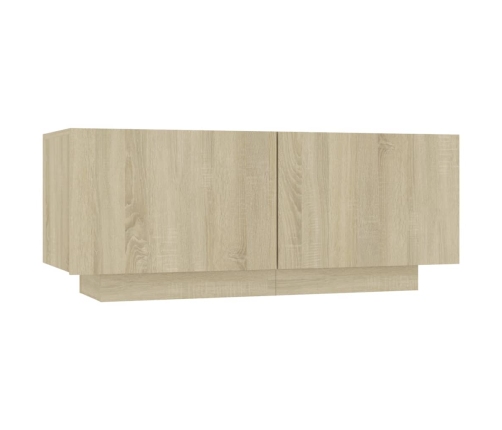 vidaXL TV skapītis, ozolkoka krāsa, 100x35x40 cm, inženierijas koks