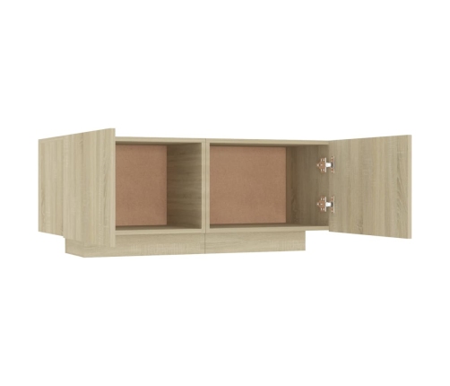 vidaXL TV skapītis, ozolkoka krāsa, 100x35x40 cm, inženierijas koks