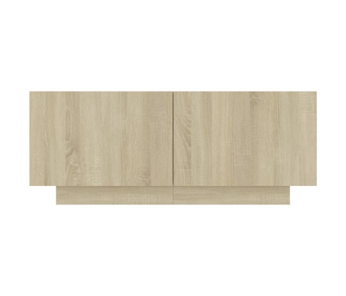 vidaXL TV skapītis, ozolkoka krāsa, 100x35x40 cm, inženierijas koks