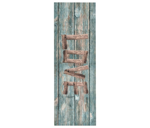 vidaXL virtuves paklājs, mazgājams, ar uzrakstu Love, 60x300 cm