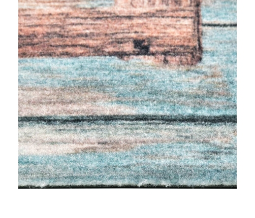 vidaXL virtuves paklājs, mazgājams, ar uzrakstu Love, 60x300 cm