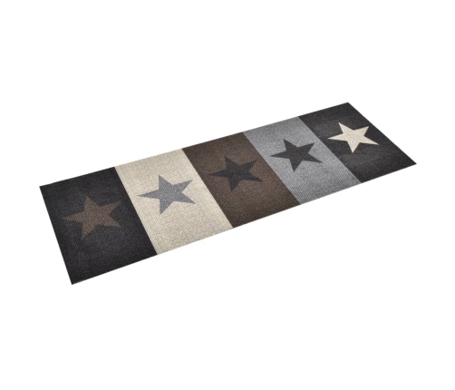 Virtuves Paklājs, Mazgājams, Apdruka Ar Zvaigznēm, 45X150 Cm Vidaxl