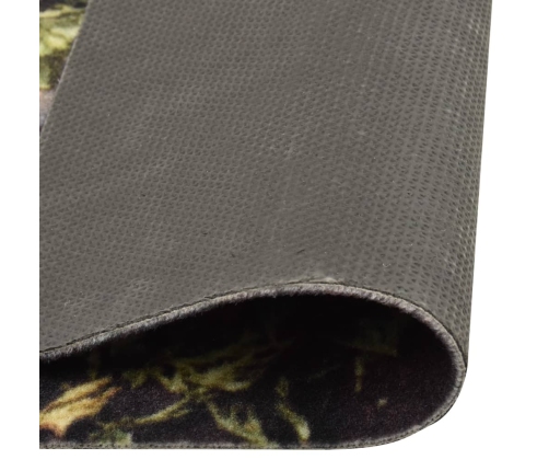 vidaXL virtuves paklājs, mazgājams, apdruka ar karotēm, 60x180 cm