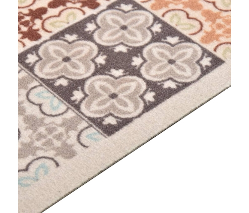 vidaXL virtuves paklājs, mazgājams, mozaīkas apdruka, 45x150 cm