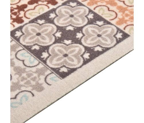 vidaXL virtuves paklājs, mazgājams, mozaīkas apdruka, 60x180 cm