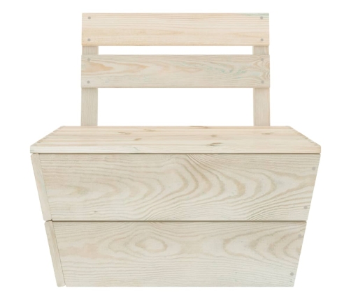 vidaXL 11-daļīgs dārza palešu mēbeļu komplekts, impregnēts egles koks