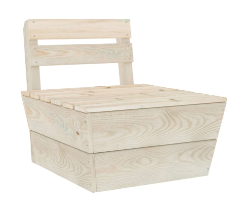 vidaXL 12-daļīgs dārza palešu mēbeļu komplekts, impregnēts egles koks