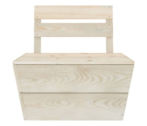 vidaXL 12-daļīgs dārza palešu mēbeļu komplekts, impregnēts egles koks