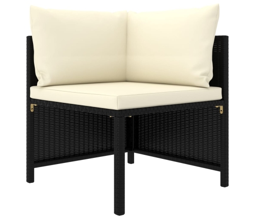 vidaXL 10-daļīgs dārza mēbeļu komplekts ar matračiem, PE rotangpalma