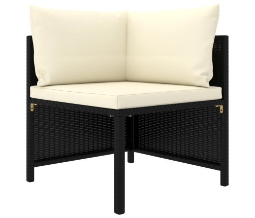 vidaXL 12-daļīgs dārza mēbeļu komplekts ar matračiem, PE rotangpalma