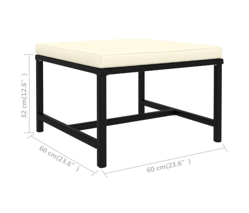 vidaXL 12-daļīgs dārza mēbeļu komplekts ar matračiem, PE rotangpalma