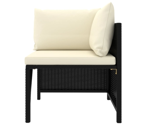 vidaXL 12-daļīgs dārza mēbeļu komplekts ar matračiem, PE rotangpalma