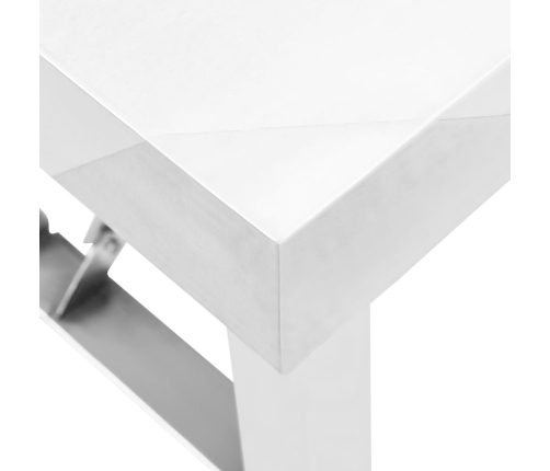 vidaXL virtuves darba galds, 120x60x80 cm, nerūsējošs tērauds