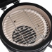 vidaXL Kamado grils, kūpinātava, keramika, 56 cm, melns