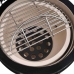 vidaXL Kamado grils, kūpinātava, keramika, 56 cm, melns