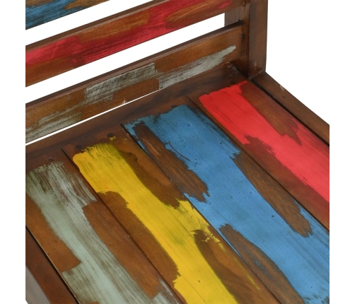 vidaXL virtuves krēsli, 2 gab., pārstrādāts masīvkoks