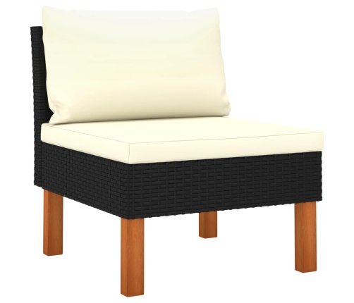 vidaXL 12-daļīgs dārza atpūtas mēbeļu komplekts, PE rotangpalma