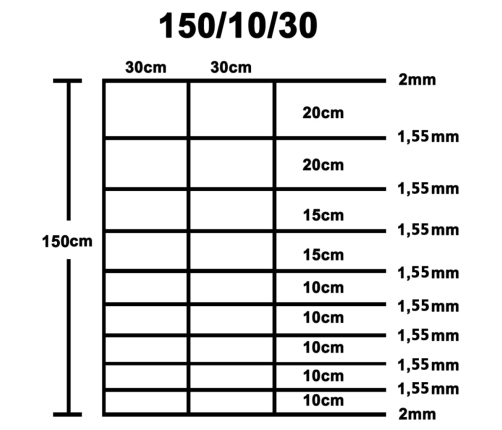 vidaXL dārza žogs, cinkots tērauds, 50x1,5 m, sudraba krāsa