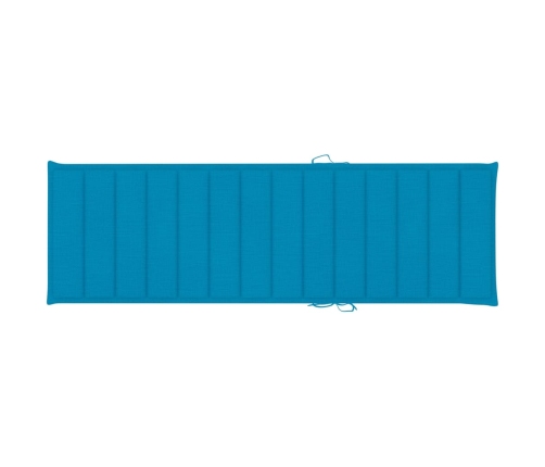 vidaXL sauļošanās zvilnis ar galdiņu un matraci, impregnēta priede