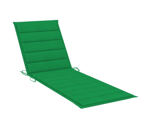 vidaXL sauļošanās zvilnis ar galdiņu un matraci, impregnēta priede