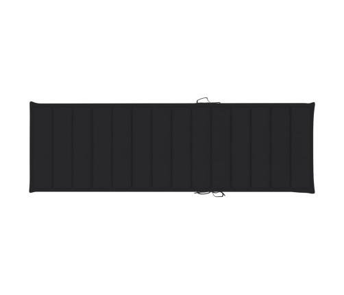 vidaXL sauļošanās zvilnis ar galdiņu un matraci, impregnēta priede