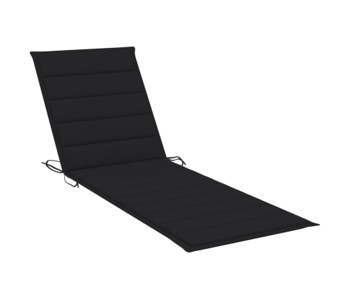 vidaXL sauļošanās zvilnis ar galdiņu un matraci, impregnēta priede