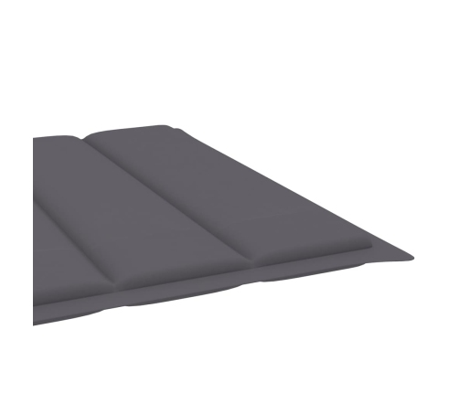 Sauļošanās Zvilnis Ar Galdiņu Un Matraci, Impregnēta Priede Vidaxl