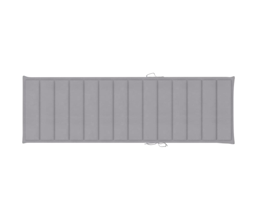 Sauļošanās Zvilnis Ar Galdiņu Un Matraci, Impregnēta Priede Vidaxl