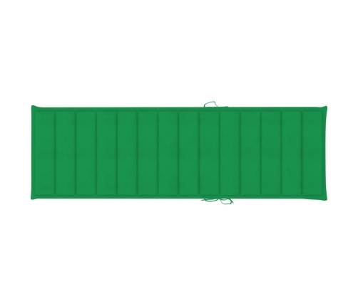 vidaXL sauļošanās zvilnis ar galdiņu un matraci, impregnēta priede