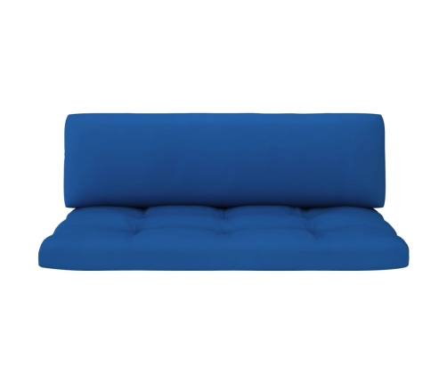 Vidējais Dārza Palešu Dīvāns, Pelēks, Impregnēts Priedes Koks Vidaxl