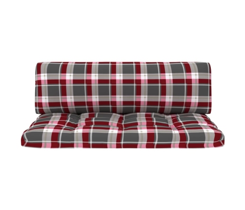 Vidējais Dārza Palešu Dīvāns, Balts, Impregnēts Priedes Koks Vidaxl