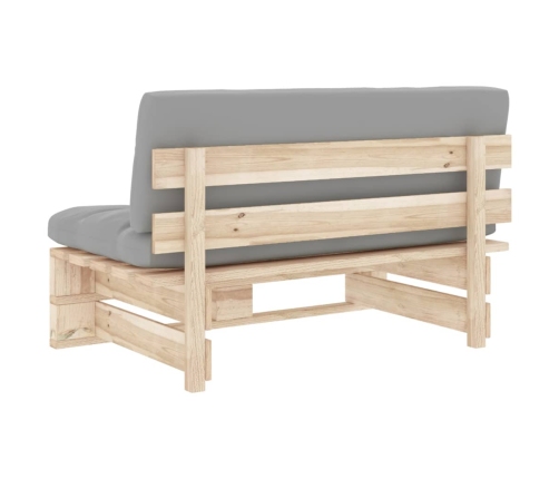 Vidējais Dārza Palešu Dīvāns, Impregnēts Priedes Koks Vidaxl