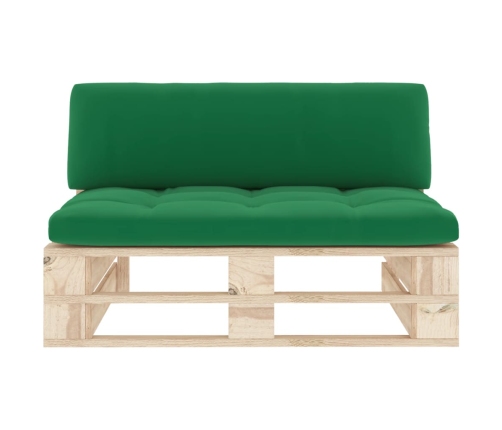 Vidējais Dārza Palešu Dīvāns, Impregnēts Priedes Koks Vidaxl