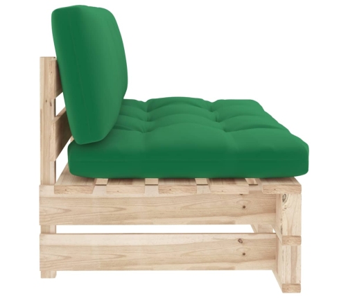 Vidējais Dārza Palešu Dīvāns, Impregnēts Priedes Koks Vidaxl