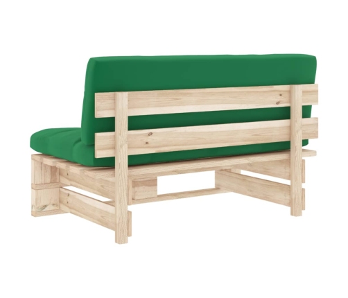 Vidējais Dārza Palešu Dīvāns, Impregnēts Priedes Koks Vidaxl