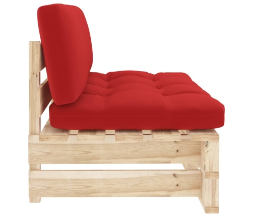 Vidējais Dārza Palešu Dīvāns, Impregnēts Priedes Koks Vidaxl