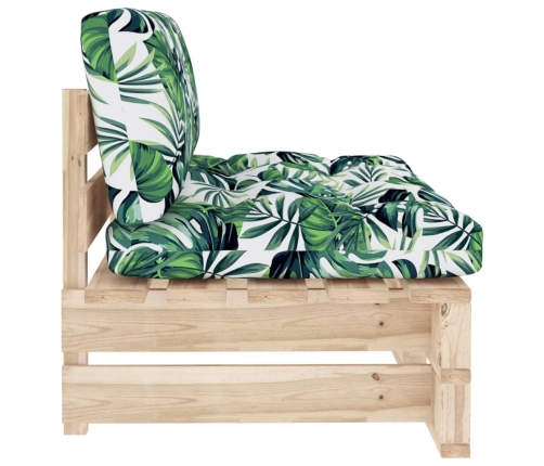 Vidējais Dārza Palešu Dīvāns, Impregnēts Priedes Koks Vidaxl