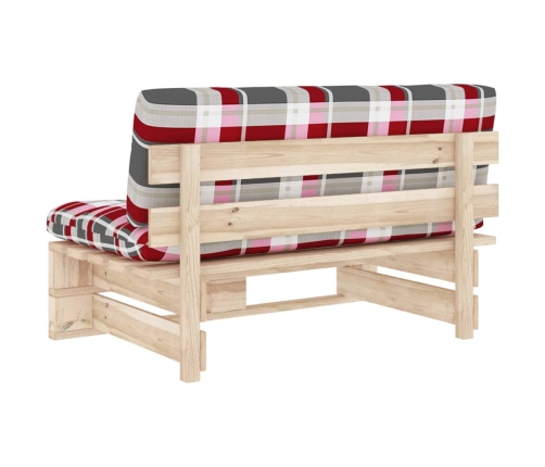 Vidējais Dārza Palešu Dīvāns, Impregnēts Priedes Koks Vidaxl