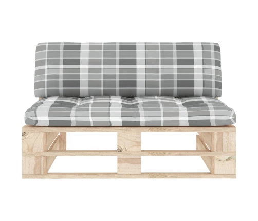 Vidējais Dārza Palešu Dīvāns, Impregnēts Priedes Koks Vidaxl