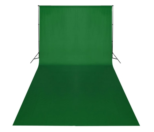 vidaXL fotostudijas komplekts – gaismas izkliedētāji, foni, reflektori