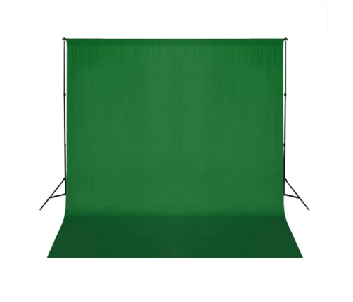 vidaXL fotostudijas komplekts – lampas, lietussargi, fons, reflektori