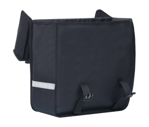 vidaXL velosipēda soma bagāžniekam, ūdensdroša, 21 L, melna