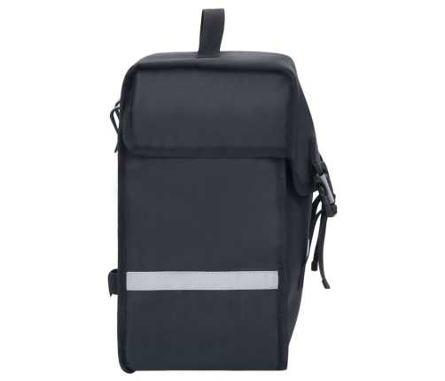 vidaXL velosipēda soma bagāžniekam, ūdensdroša, 21 L, melna