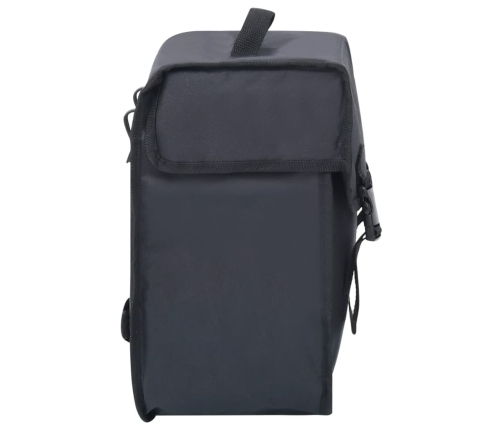 vidaXL velosipēda soma bagāžniekam, ūdensdroša, 21 L, melna