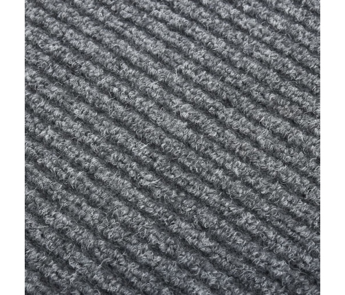 vidaXL paklāja celiņš, netīrumus aizturošs, 100x300 cm, pelēks